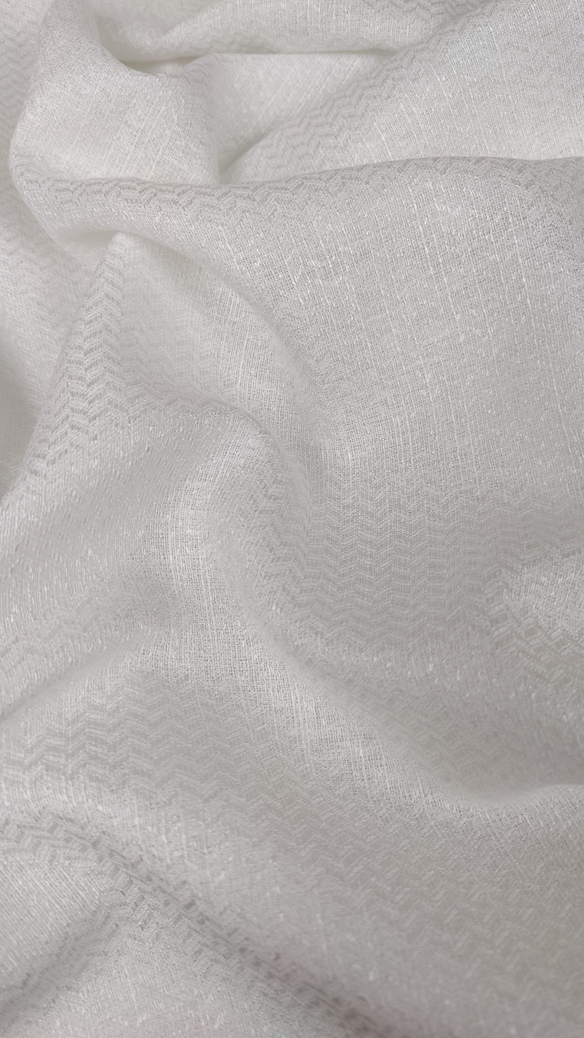 Castana Pale Ecru - IFR Fabric - Weighted Hem
